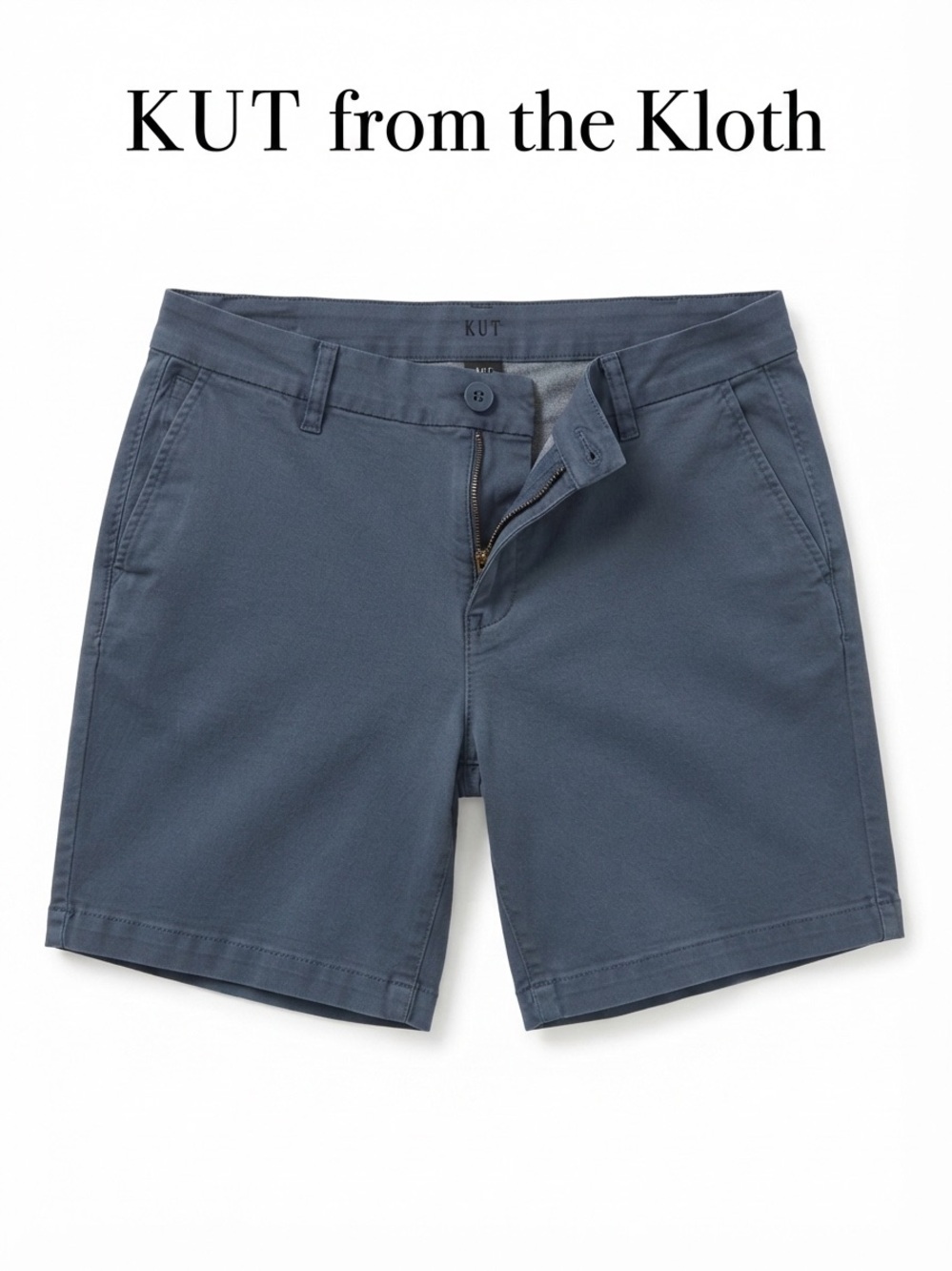 KUT from the Kloth Women’s Blue Casual Chino Shorts Size 14 0174